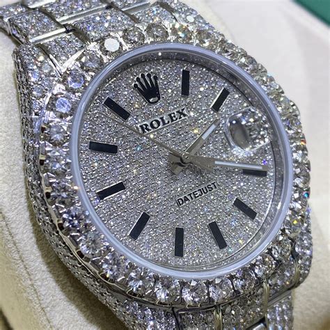 cheap bust down rolex|rolex bust down vvs diamonds.